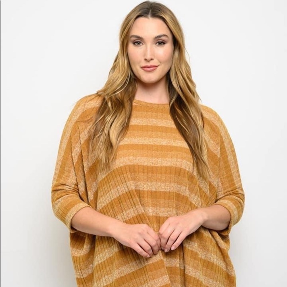 New Junior's Cute Boutique Yellow striped top